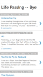 Mobile Screenshot of lifepassingbye.blogspot.com