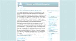 Desktop Screenshot of dreams-unlimted-dhxqegajgti.blogspot.com