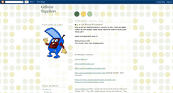 Desktop Screenshot of cellphonelist.blogspot.com
