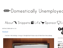 Tablet Screenshot of domesticallyunemployed.blogspot.com