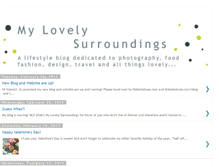 Tablet Screenshot of mylovelysurroundings.blogspot.com