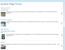 Tablet Screenshot of anotherpageturner.blogspot.com