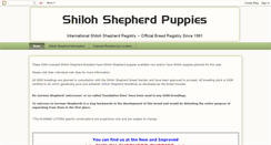 Desktop Screenshot of issr-shilohpuppies.blogspot.com