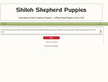 Tablet Screenshot of issr-shilohpuppies.blogspot.com