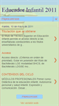 Mobile Screenshot of educadorinfantil2011.blogspot.com
