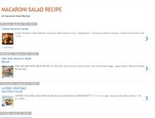 Tablet Screenshot of macaronisaladrecipe.blogspot.com