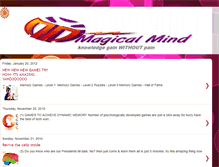 Tablet Screenshot of magimind.blogspot.com