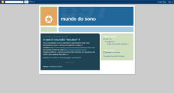 Desktop Screenshot of mundodosono.blogspot.com