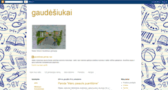 Desktop Screenshot of gaudesiukai.blogspot.com