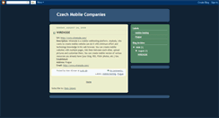 Desktop Screenshot of czechmobilecompaniesinfo.blogspot.com