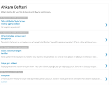 Tablet Screenshot of ahkamdefteri.blogspot.com