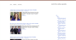 Desktop Screenshot of freeonlineepisodes1.blogspot.com
