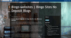 Desktop Screenshot of bingowebsitesuk.blogspot.com