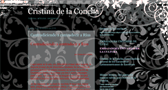 Desktop Screenshot of cristinadelaconcha.blogspot.com