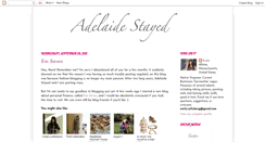 Desktop Screenshot of adelaidestayed.blogspot.com