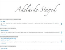 Tablet Screenshot of adelaidestayed.blogspot.com