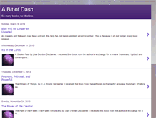 Tablet Screenshot of abitofdash.blogspot.com