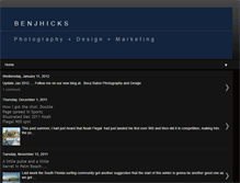 Tablet Screenshot of benjhicks.blogspot.com