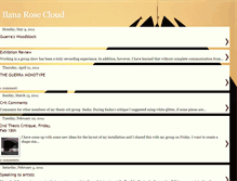 Tablet Screenshot of ilanarosecloud.blogspot.com