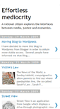Mobile Screenshot of effortlessmediocrity.blogspot.com