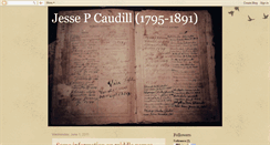 Desktop Screenshot of jessepcaudill.blogspot.com