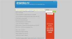 Desktop Screenshot of dreambox-tv.blogspot.com