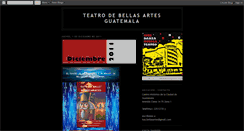 Desktop Screenshot of bellasartesguatemala.blogspot.com