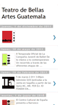 Mobile Screenshot of bellasartesguatemala.blogspot.com