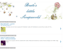 Tablet Screenshot of beateskleinewelt.blogspot.com