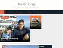 Tablet Screenshot of binapraja.blogspot.com