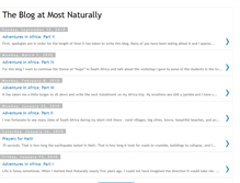 Tablet Screenshot of mostnaturally.blogspot.com