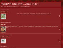 Tablet Screenshot of alt-om-pastratilinisteainsuflet.blogspot.com