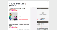 Desktop Screenshot of free-tamilmp3-songs.blogspot.com