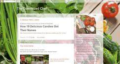 Desktop Screenshot of downsizedchef.blogspot.com