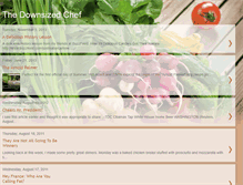 Tablet Screenshot of downsizedchef.blogspot.com