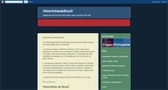 Desktop Screenshot of historinhasdobrazil.blogspot.com