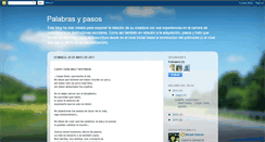 Desktop Screenshot of palabrasypasos.blogspot.com