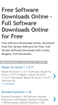 Mobile Screenshot of freesoftwaredownloadsonline.blogspot.com