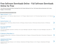 Tablet Screenshot of freesoftwaredownloadsonline.blogspot.com
