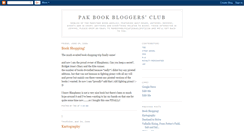 Desktop Screenshot of pakbookbloggers.blogspot.com