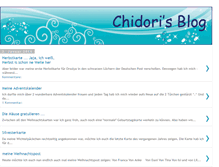 Tablet Screenshot of chidoris-blog.blogspot.com