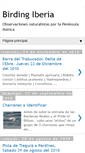Mobile Screenshot of birdingiberia.blogspot.com