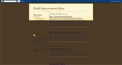 Desktop Screenshot of improveprofitsnow.blogspot.com