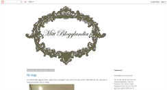 Desktop Screenshot of mittblogglandia.blogspot.com