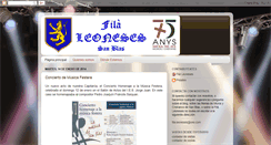 Desktop Screenshot of filaleoneses.blogspot.com