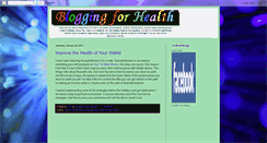 Desktop Screenshot of judy-blogging4health.blogspot.com