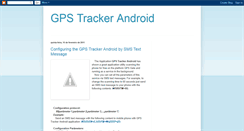 Desktop Screenshot of gpstrackerandroid.blogspot.com