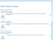 Tablet Screenshot of gpstrackerandroid.blogspot.com