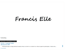 Tablet Screenshot of franciselle.blogspot.com