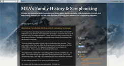 Desktop Screenshot of meafamilyhistory.blogspot.com